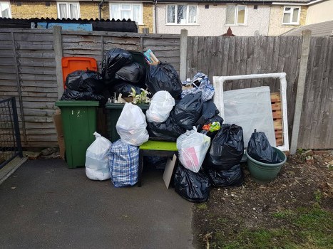 Professional home clearance team at work in Westminster